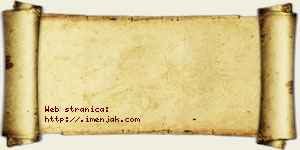 Jana Toskić vizit kartica